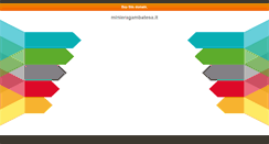 Desktop Screenshot of minieragambatesa.it